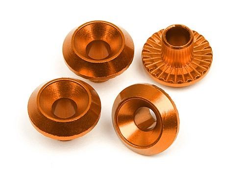HPI Wheel Washer (Orange/4Pcs)