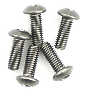 Core RC Titanium Caphead Hex Screws M3 x 8 pk10