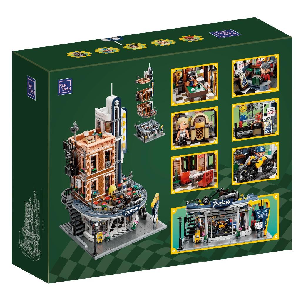 Pantasy Motorcycle Restaurant Building - 2989 Pcs