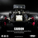 Yeah Racing Aluminum & Carbon Essential Conversion Kit Black For Yokomo 870C Super Dog Fighter Yz10 2023