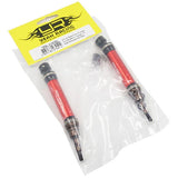 Yeah Racing HD Tool Steel Front Universal Drive Shafts for Traxxas 1/10 Slash Stampede 4X4 Red