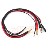 Yeah Racing 3 in 1 Charger Cable 4mm 5mm Plug w/ Receiver