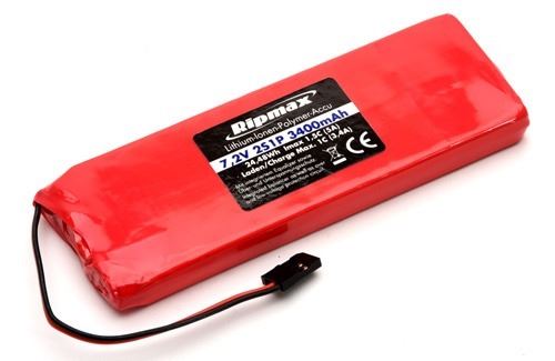 Ripmax 2S1P 7.4V 3400mAh TX Li-Po (Futaba)