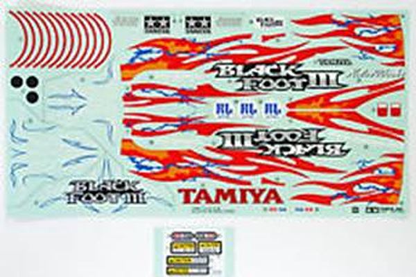 Tamiya Sticker For 58498 (Blackfoot Iii)