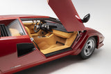 Kyosho 1:12 Lamborghini Countach Lp500 S Red/Tan Interior
