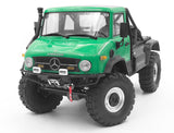 RC4WD GUARDIAN STEEL FRONT WINCH BUMPER W/IPF LIGHTS FOR AXIAL 1/10 SCX10 II UMG10 (BLACK)
