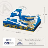 Pantasy Kanagawa Surfing Ocean Wave - 1497 Pcs