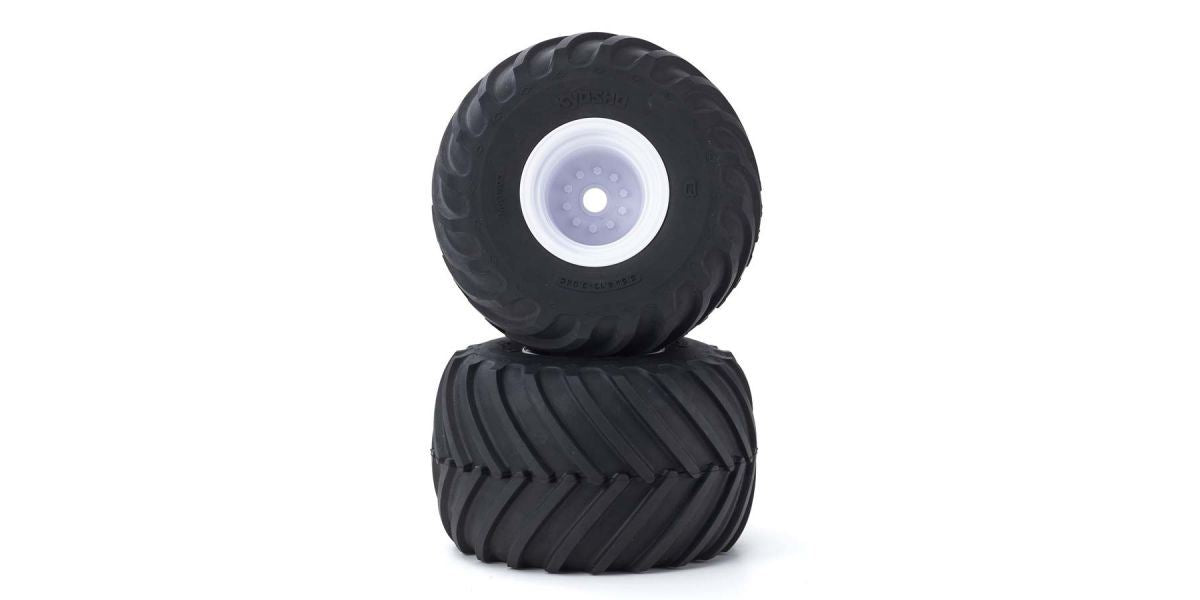 Pre-Glued Tyres Kyosho Usa-1 Monster V-Shape 1:8 Mad Series (2)