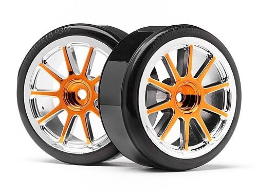 Maverick Gold Crm. 10Spoke Whl +Drift Tyre X2 Strada Evo Dc