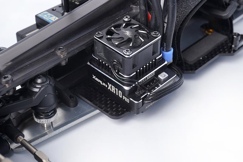 Koswork 2.0Mm Carbon Radio Plate & Esc Mount For Kyosho Optima Mid