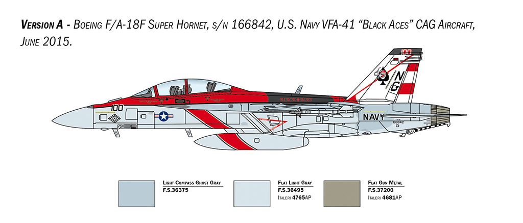 Italeri F/A-18F Super Hornet US Navy Special Colours