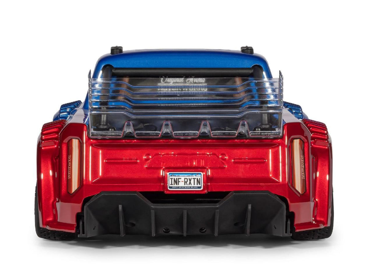 Arrma 1/8 Infraction 223S Dsc 4X4 Rtr Street Bash, Blue/Red