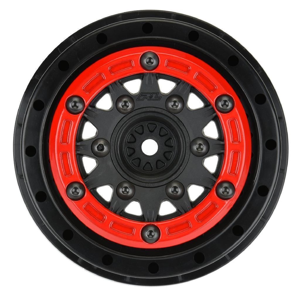 Proline 1/10 Raid Bead-Loc Fr/Rr 2.2In/3.0In 12 & 14mm Sc Wheels (2) R