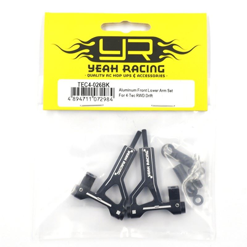 Yeah Racing Aluminum Adjustable Front Lower Arm Set For 4-Tec Rwd Drift