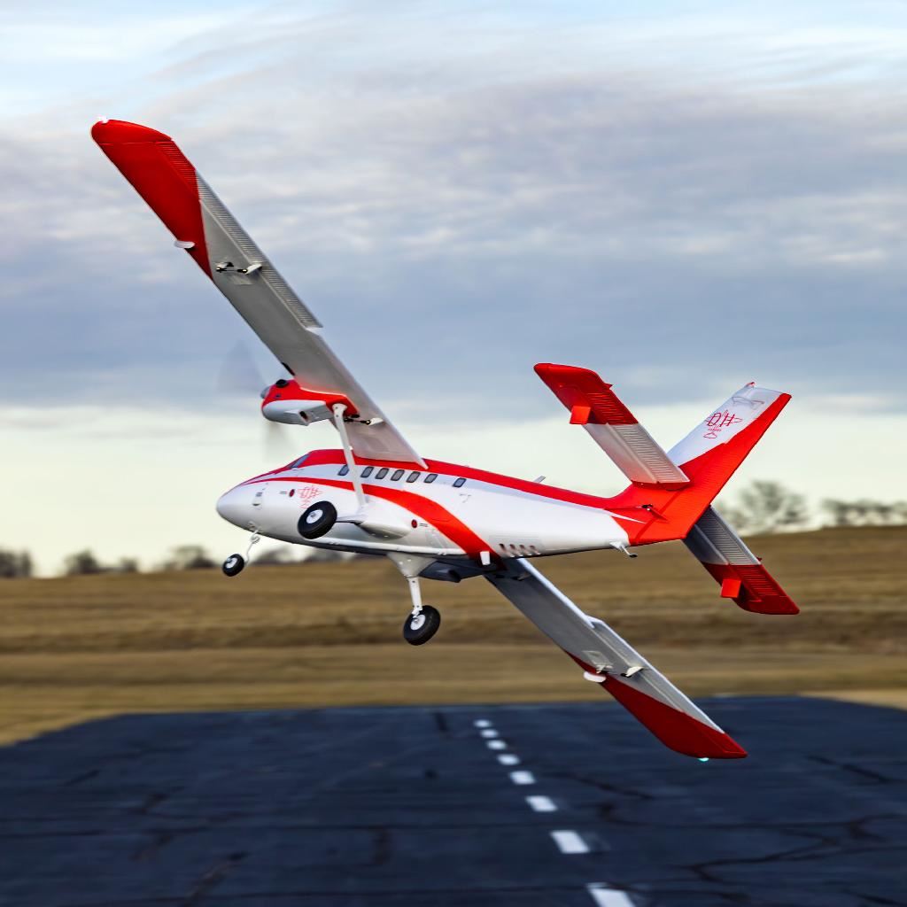 E Flite Dhc-6 Twin Otter 1.4M Bnf Basic With As3X+ And Safe Select
