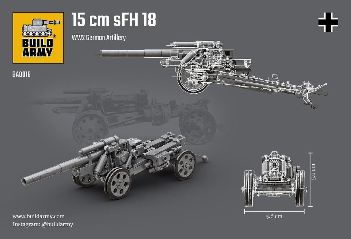 Build Army German 15Cm Sfh 18 Artillery