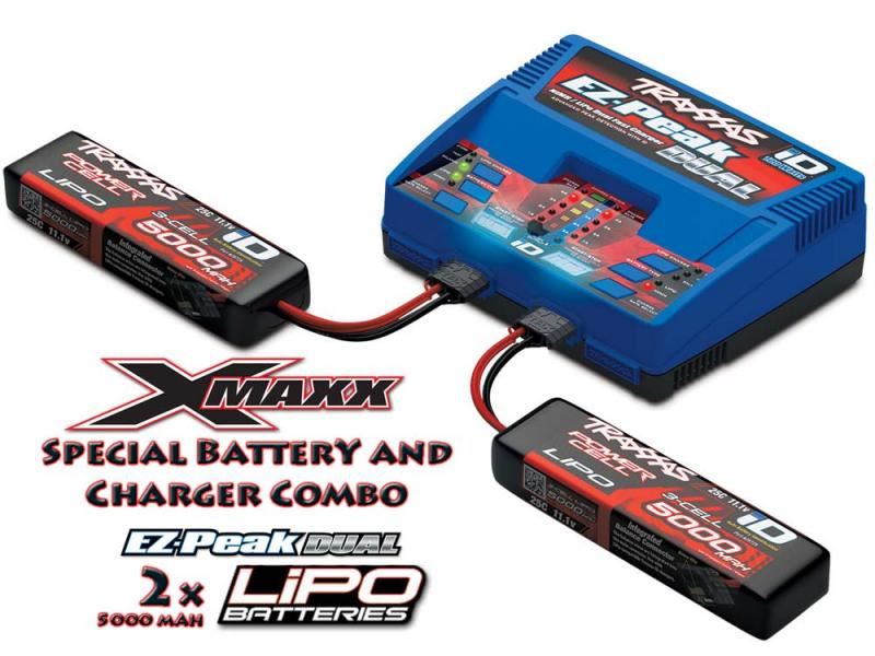 Traxxas 6s Battery and Charger Set 2972T and x2 2872X