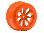 HPI 8-Shot SC Wheels (Orange/ 2pcs)