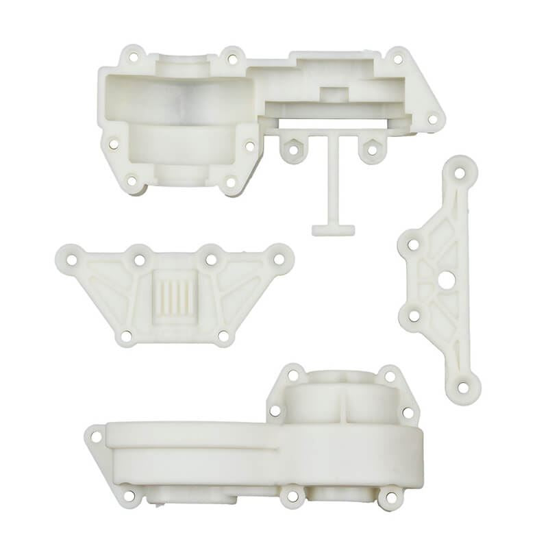 Team Associated 6X6 Motor Mount Gearbox Case Set Natural
