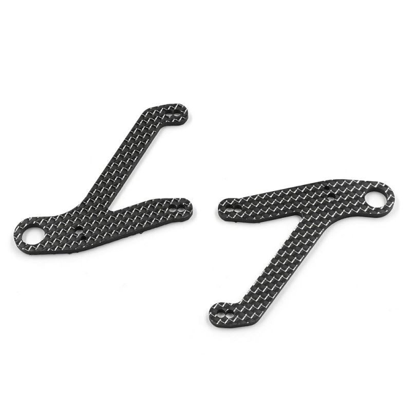 Yeah Racing 2.5Mm Graphite Front Lower Arms For Tamiya Trf104