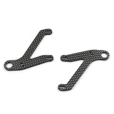 Yeah Racing 2.5Mm Graphite Front Lower Arms For Tamiya Trf104