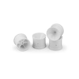 Mono Rear Wheel-RC10T,T2,T3,GT(3/16in Axle)Wht-Pk4