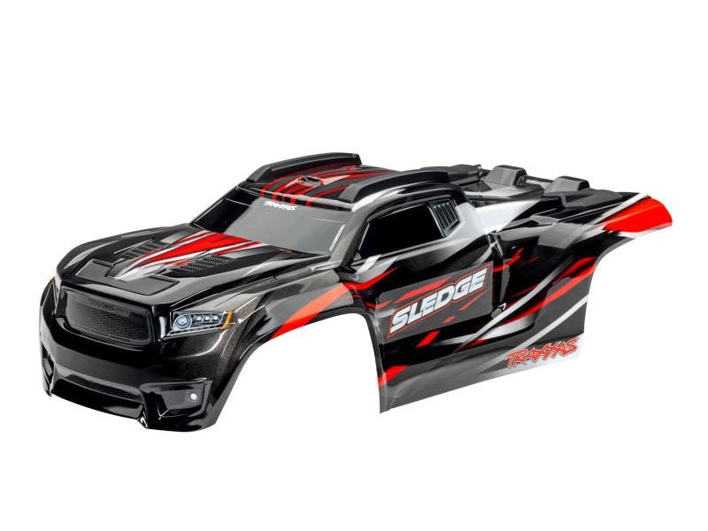 Traxxas Sledge Painted Bodyshell Set - Red