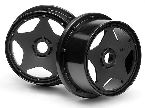 HPI Super Star Wheel Black (120X60mm/2Pcs)