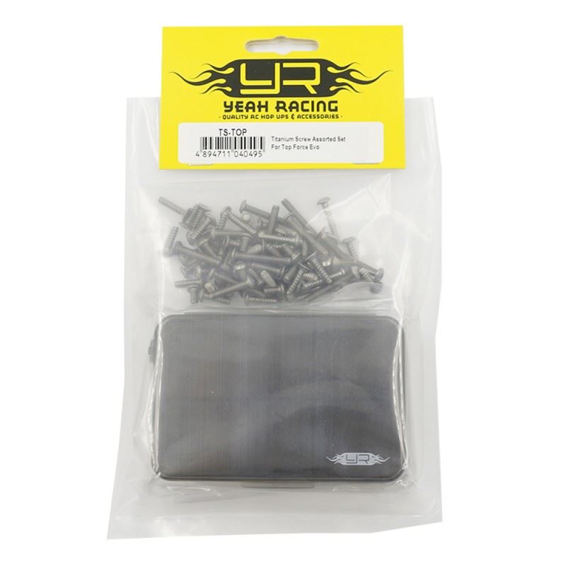 Yeah Racing Titanium Screw Assorted Set w/Mini Box For Tamiya Top Force Evo 2021