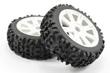 FASTRAX 1:8 MAZE BLOCK MOUNTED ON 8-SPOKE WHITE (PR)