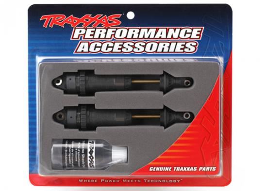 TRAXXAS Shocks, GTR XXLong Hard-Anodised (2) (without springs)