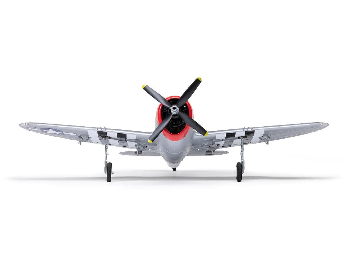 E Flite Micro P-47 Thunderbolt 625Mm Bnf Basic With As3X+ And Safe S