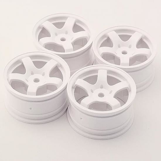 Associated Sweep Mini 5-Spoke Wheel Type A White (4)