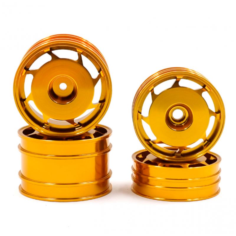 Yeah Racing Aluminum Cnc 8W Spoke Rim Set For Kyosho Ultima