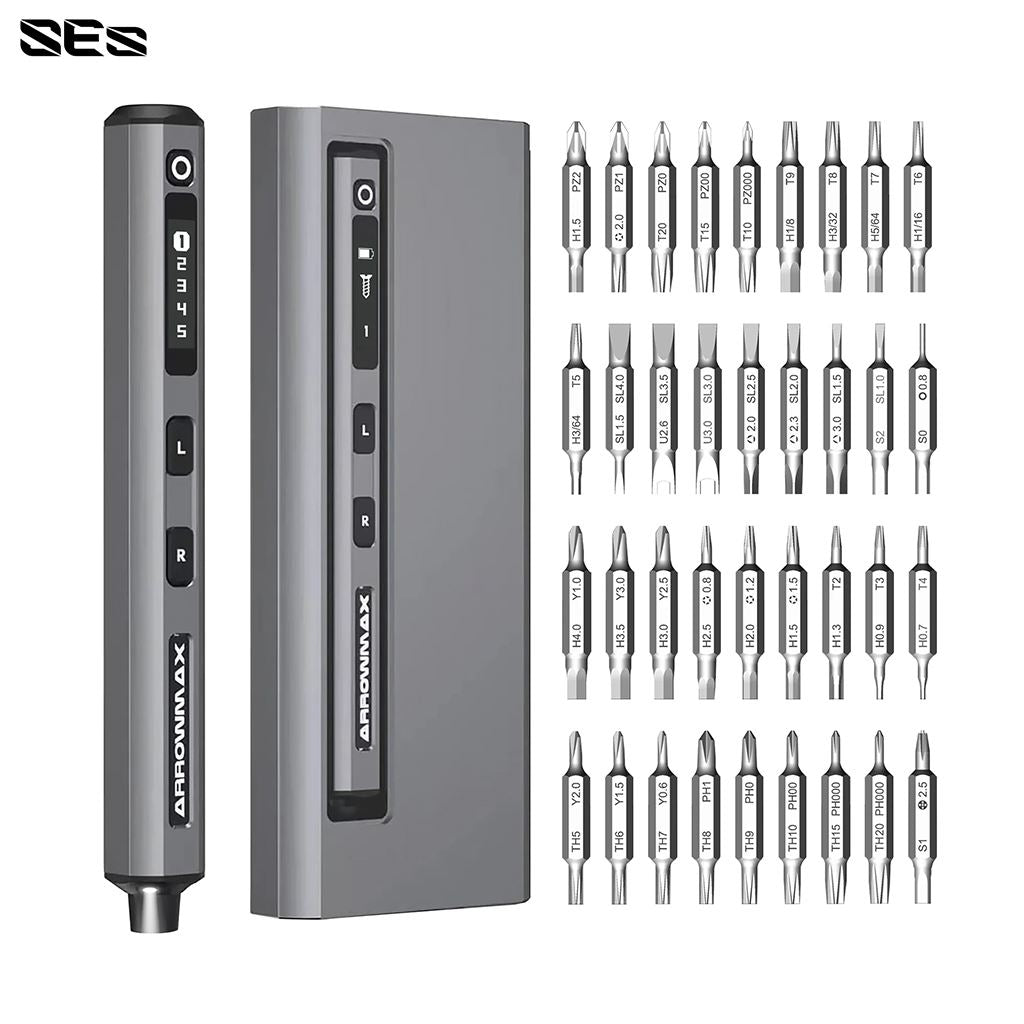 Ses Electric Screwdriver 72 in 1 - Space Gray Case
