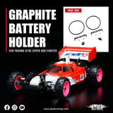 Yeah Racing Graphite Battery Holder For Yokomo 870C Super Dog Fighter Yz10 2023 Yz-W91