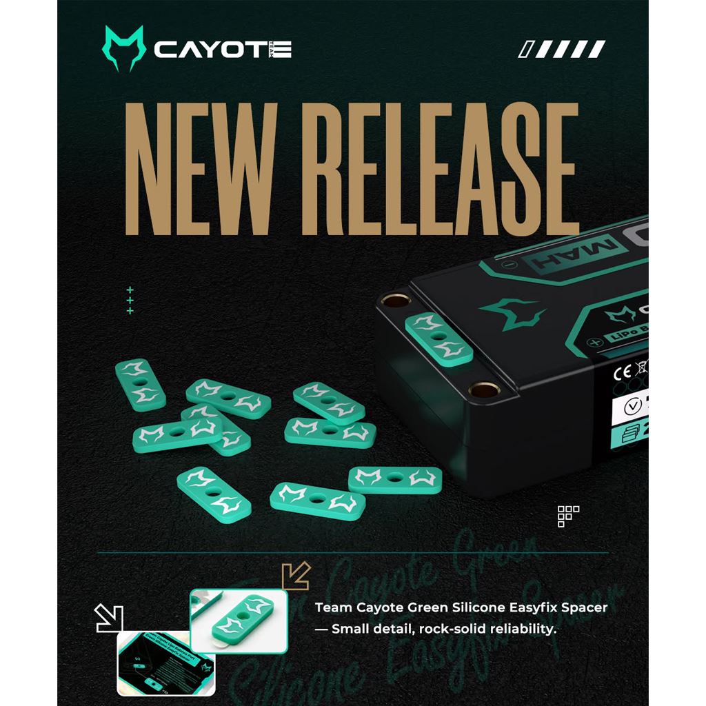 Cayote Lipo Balance Port Green Easyfix Spacer