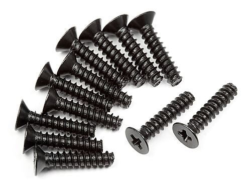 HPI Tp. Flat Head Screw M2.6X12mm (12Pcs)