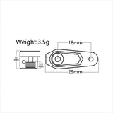 Power Hd Aluminum Servo Horn 18Mm Height 11Mm 25Th