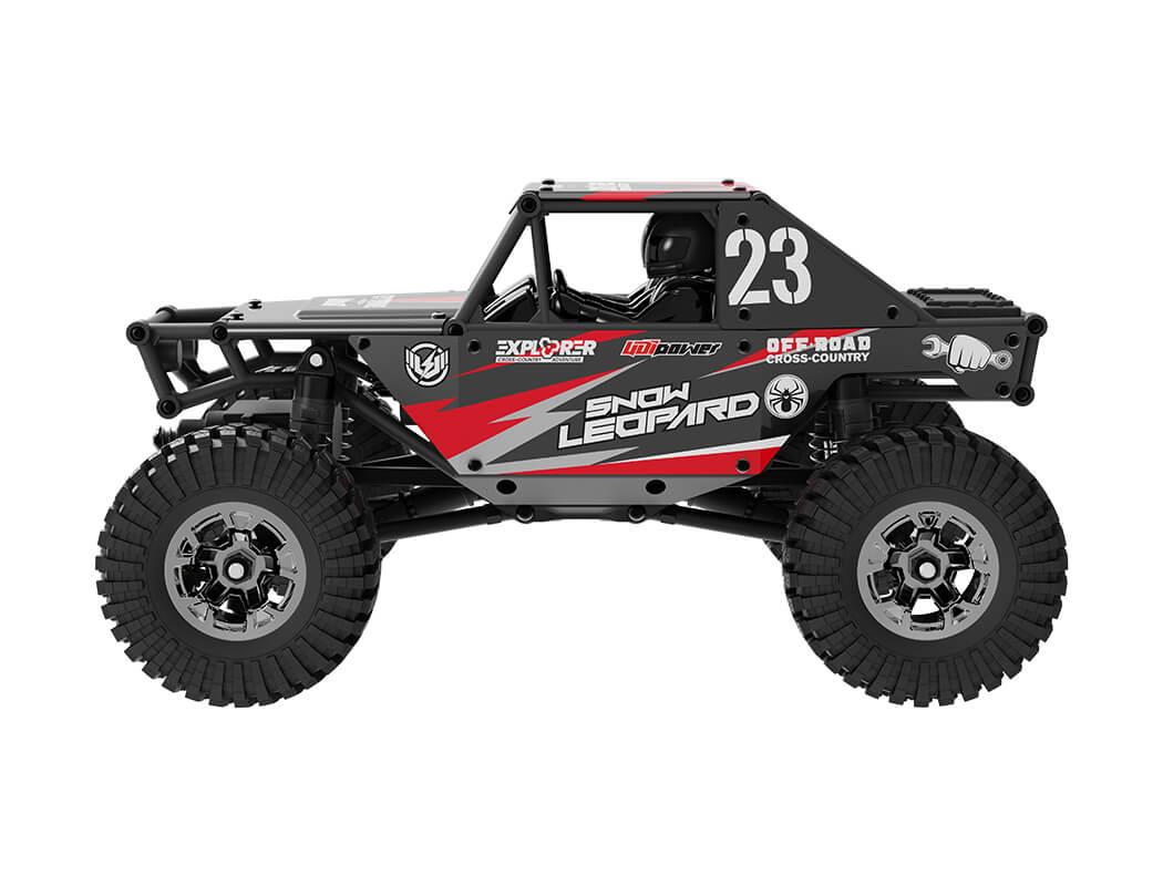 Udi Rc Ucx24 Snow Leopard 1/24 Crawler Rtr B/Less 4Ws Black