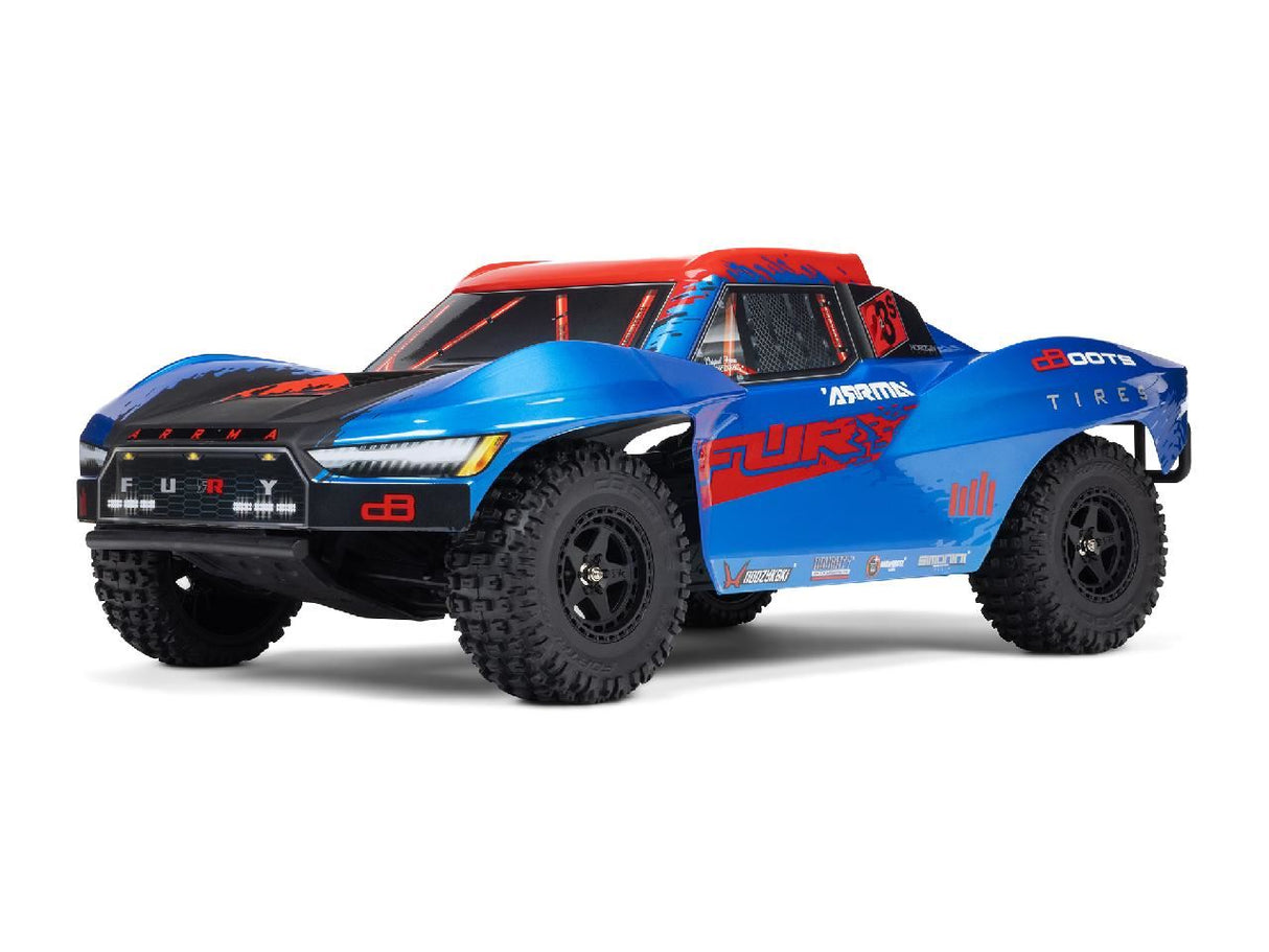 Arrma 1/10 Fury 223S Blx 4X2 Sct Rtr With Dsc Blue