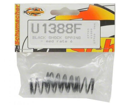 Schumacher Black Shock Springs - Med; rate 6 (pr)