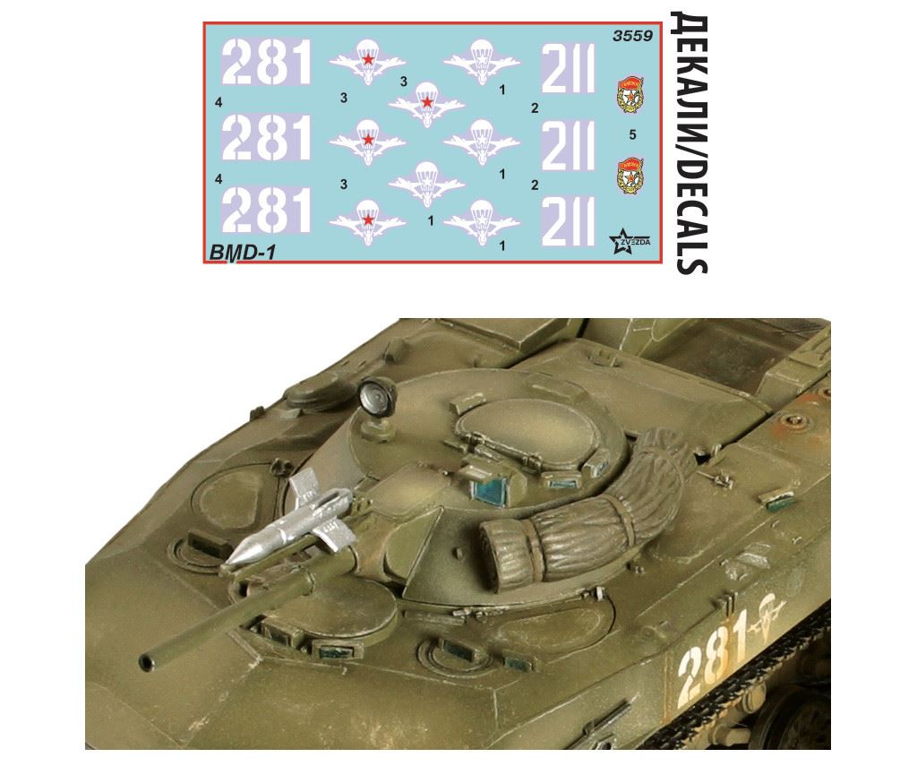 Zvesda Soviet Airborne Fighting Vehicle Bmd-1