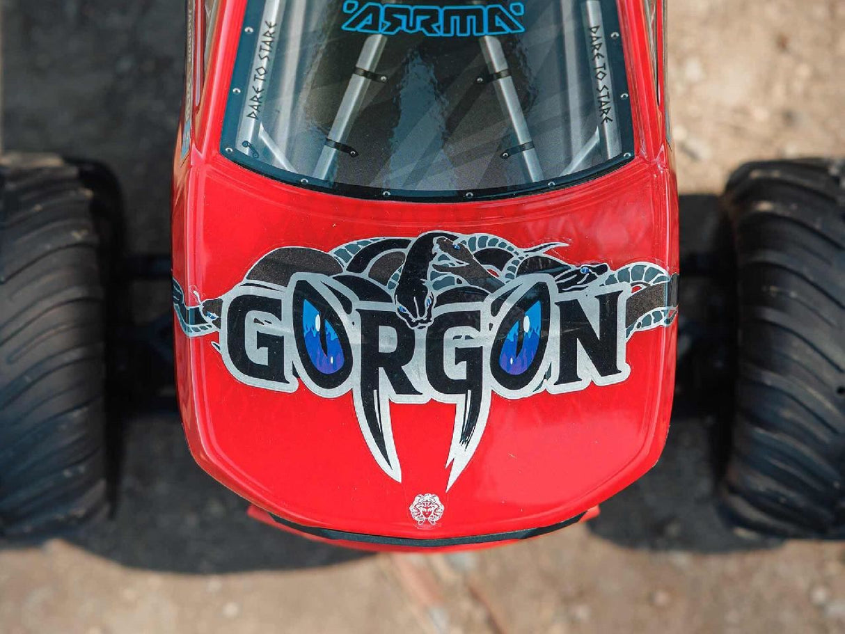 Arrma Gorgon 2wd MT 1/10 RTR Smart w/8.4v Batt/USB Charger Red