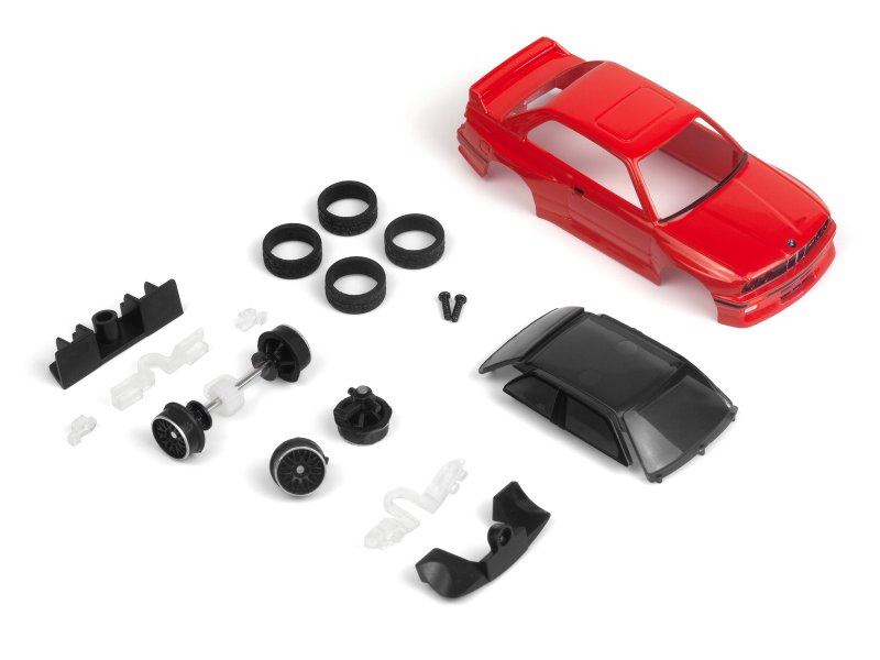 Nano-Ttr 1989 Bmw M3 E30 Ravaglia Red Painted Body