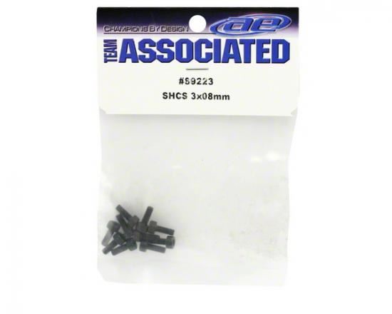 Team Associated SHCS 3 X 8mm (10)