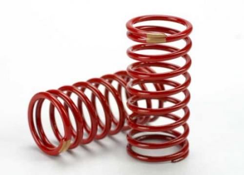 TRAXXAS Spring, shock (red) (GTR) (2.6 rate yellow) (1 pair)