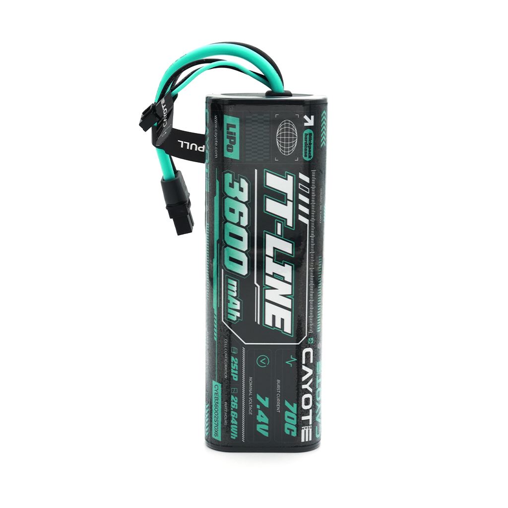 Cayote Tt-Line 70C 3600Mah 2S 7.4V Hardcase Lipo