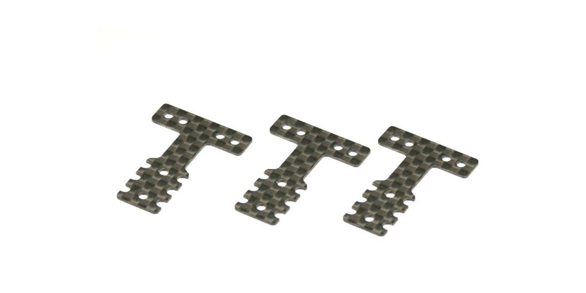 Carbon Rear Suspension Plate Set Mini-Z Mr03 Mm-Lm (3) - Soft