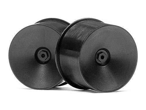 HPI Q32 Dish Wheel Set (Black/22X14/4Pcs)